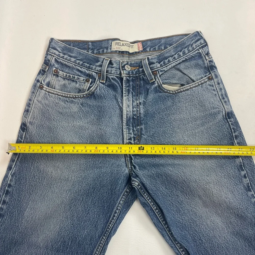 Levi’s 550 Relaxed Straight Jeans – Medium Wash Vintage Fit | 32x30 - Picture 6 of 10